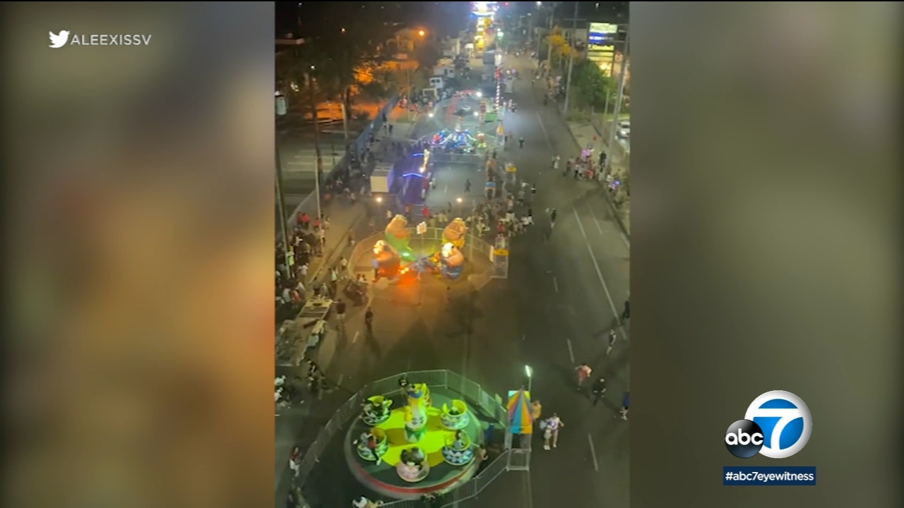 Video taken from Ferris wheel shows chaos Pacoima carnival shooting