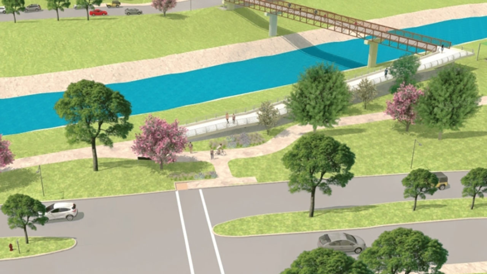 Brays Bayou improvement Proposed trail improvements advance through