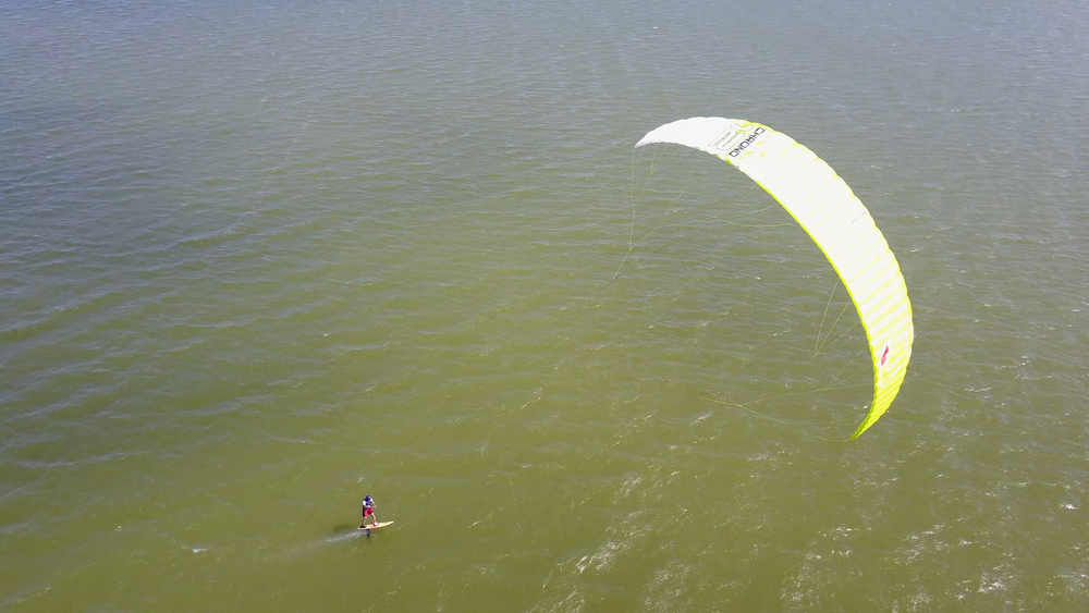 This is one of the best kiteboarding spots in the country!