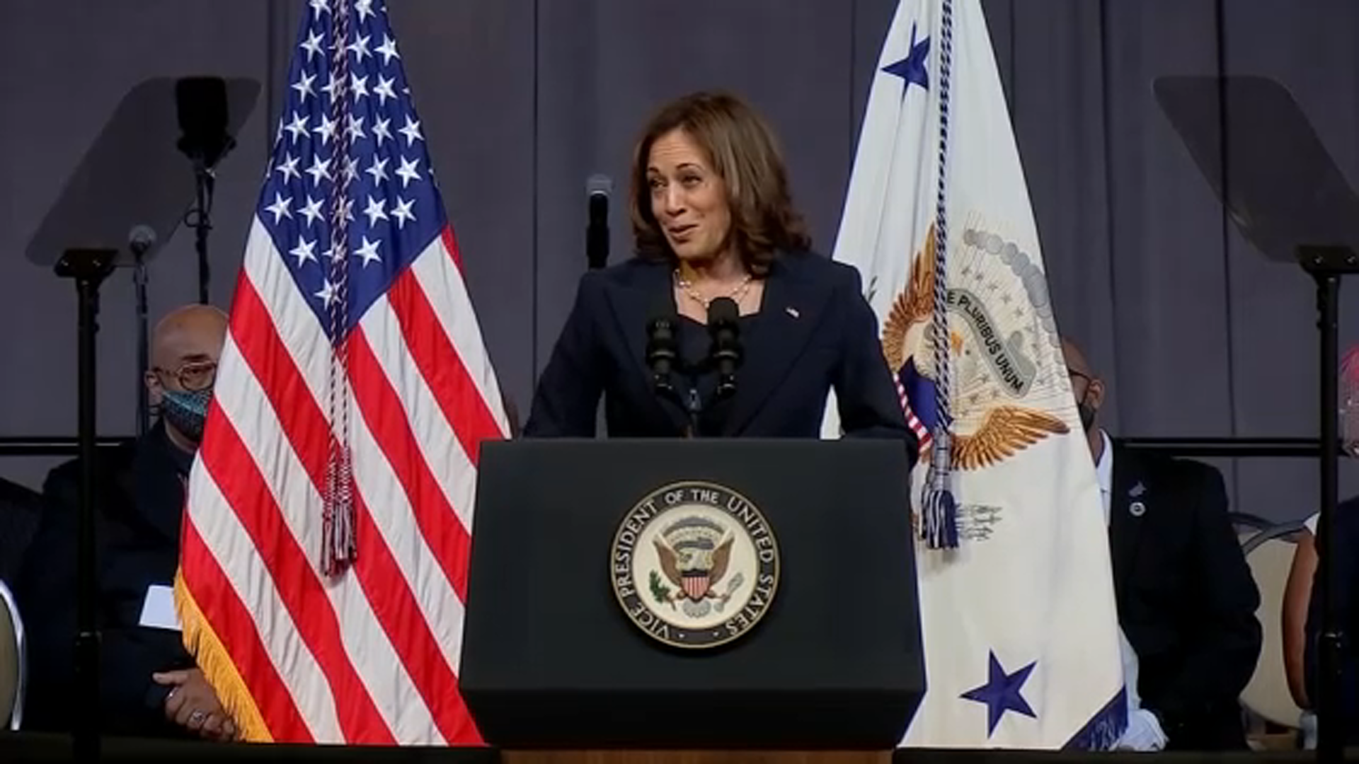 VP Kamala Harris touches on abortion rights at religious convention