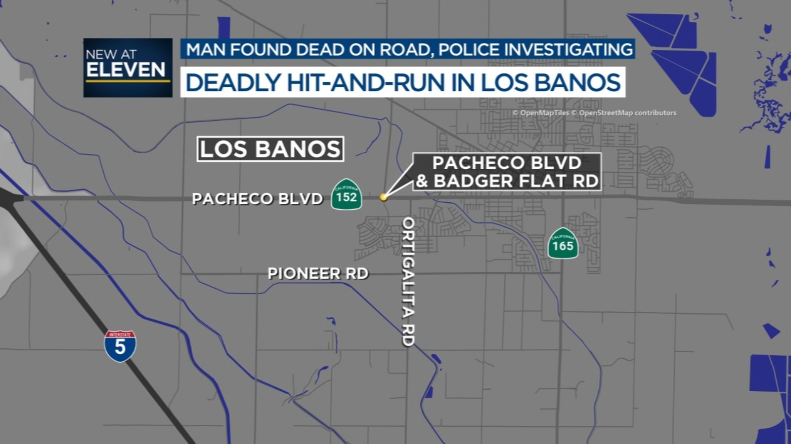 Los Banos police looking for suspect in deadly hitandrun crash