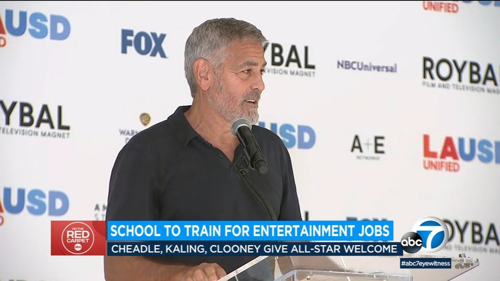Stars, studio show support for film, TV Magnet School