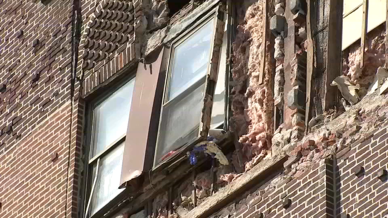 Partial building collapse in city's Logan section displaces dozens
