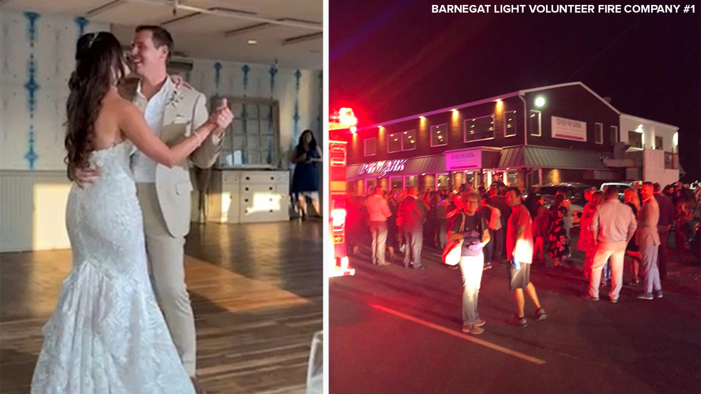 Couple's NJ wedding turns to catastrophe after floor caves in