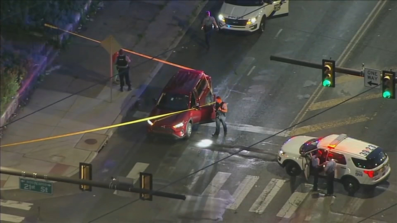 Woman caught in crossfire in North Philadelphia