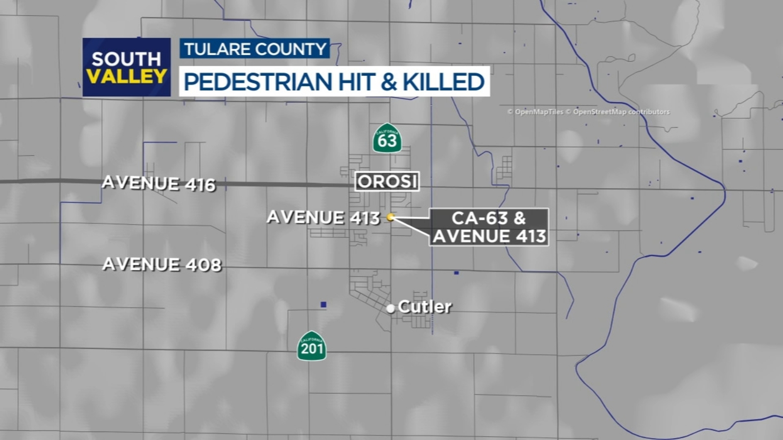 Man hit and killed by car in Orosi, CHP says - ABC30 Fresno