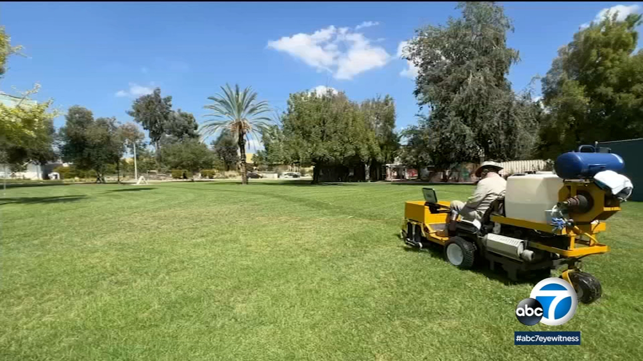 This technology keeps grass green while still conserving water