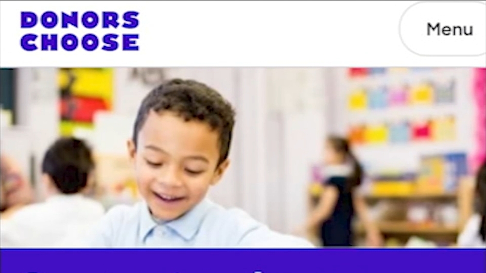 DonorsChoose helps provide resources for cash-strapped teachers