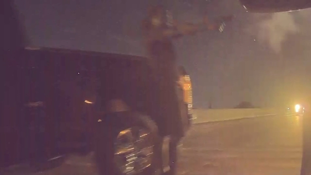 Tesla's cameras capture suspect shooting at driver on Westpark