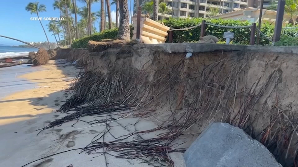 Maui beach erosion is direct impact of sea level rise: Expert