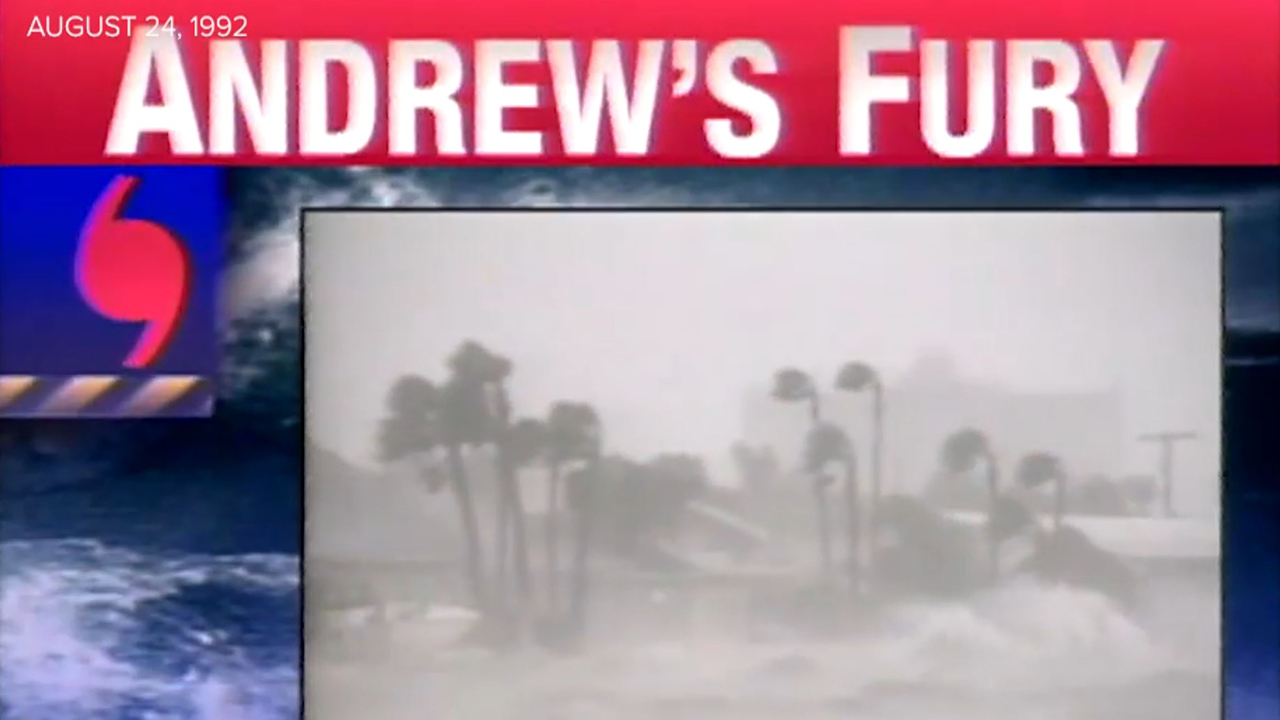 Hurricane Andrew: 1992 news coverage of storm that devastated Florida