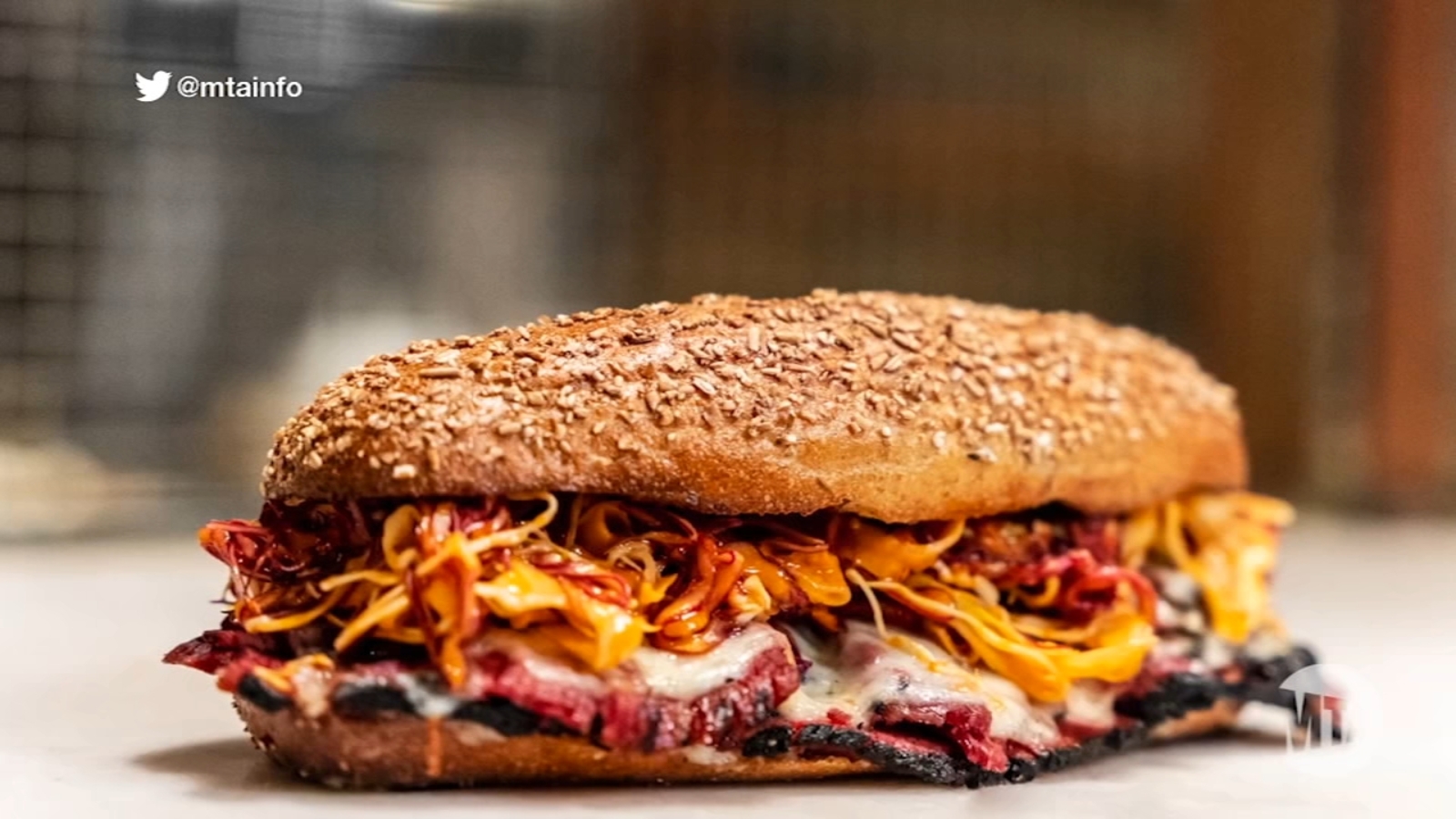 Katz's Deli teams up with MTA to create new Alidoro sandwich celebrating 1st subway trip from