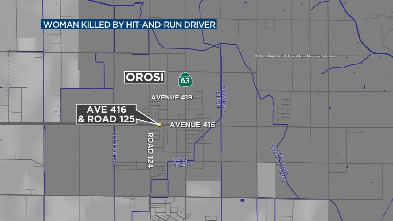 Woman dies after hit-and-run in Orosi, CHP says