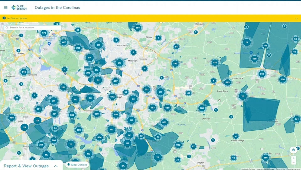 Power outages continue to climb across the Triangle