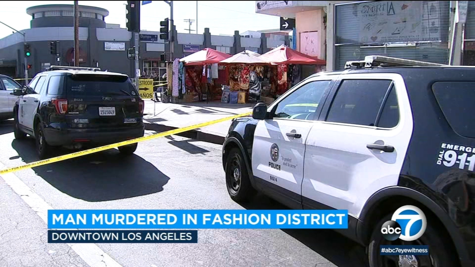 Man stabbed to death during altercation in downtown LA's Fashion ...