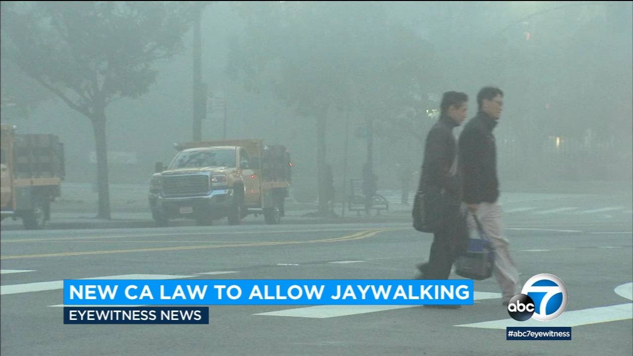 Californians will soon be able to jaywalk without being ticketed