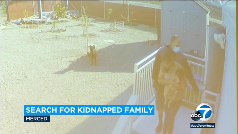 New video shows moments leading up to CA family kidnapping