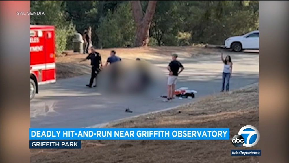Man dies after being struck by hit-and-run driver at Griffith Park