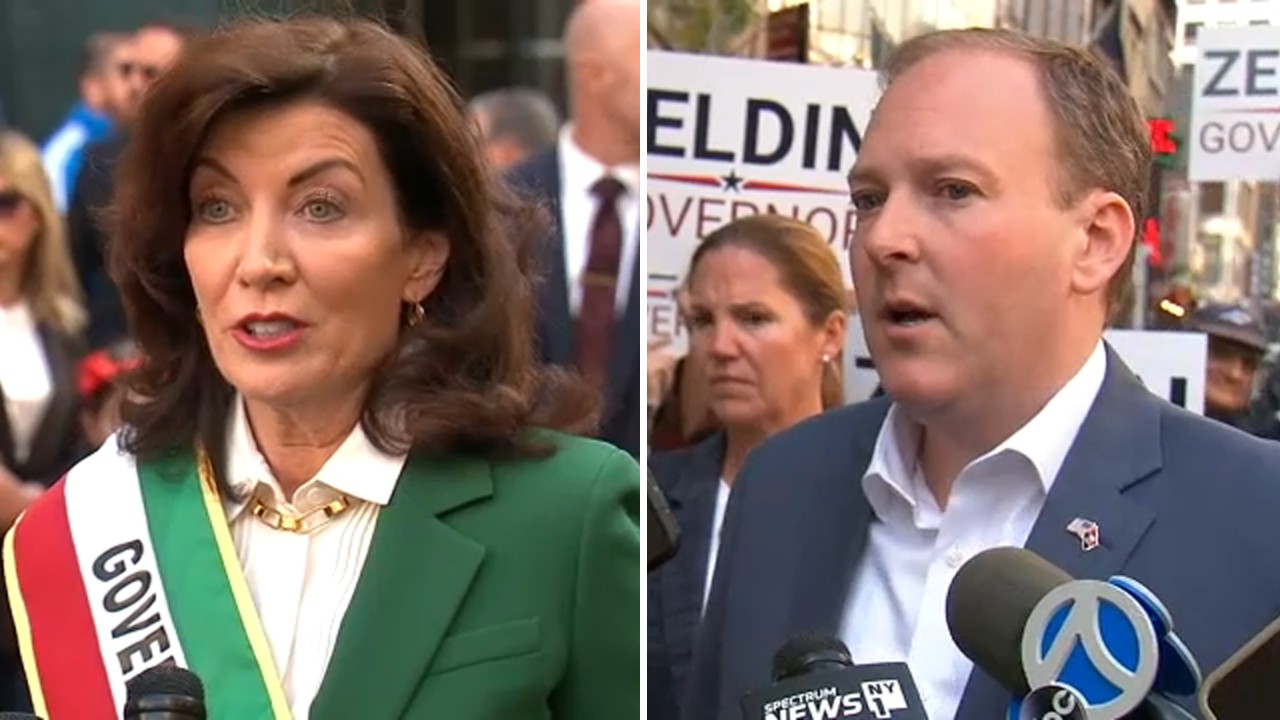 Politics take center stage at Columbus Day Parade
