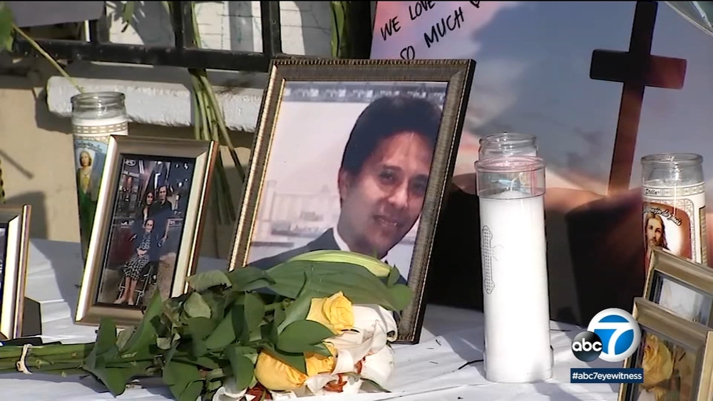 Vigil honors LA worker who died after trying to stop robbery