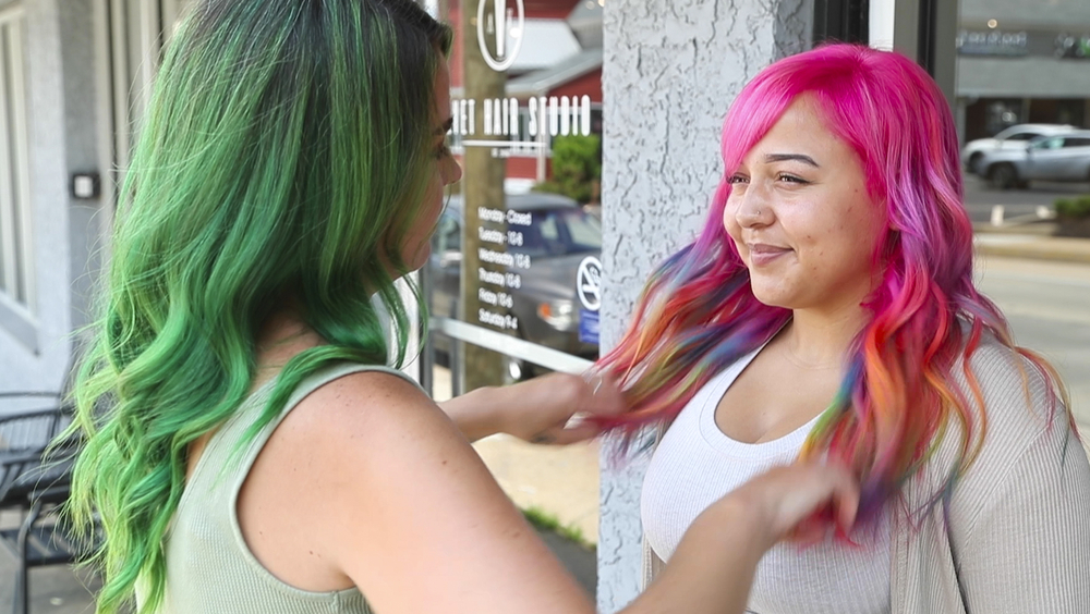 Velvet Hair Studio can transform your hair with every color of rainbow