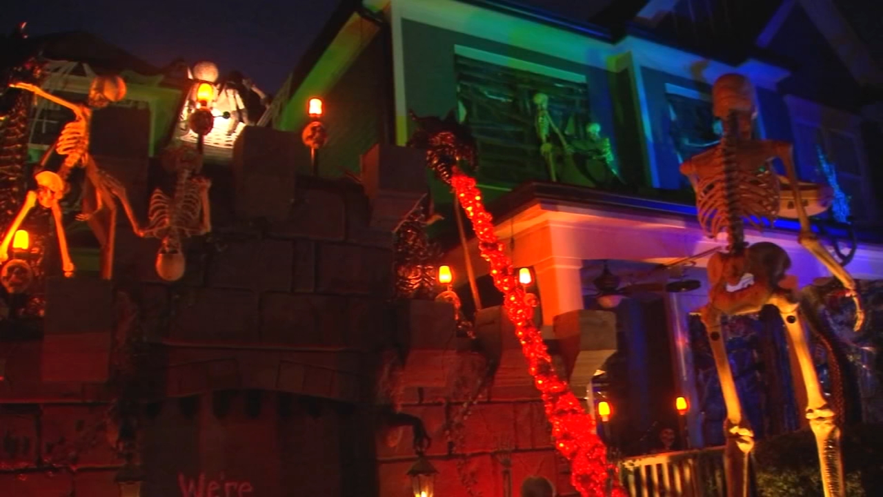 Halloween decorations at Holly Springs house help St. Jude