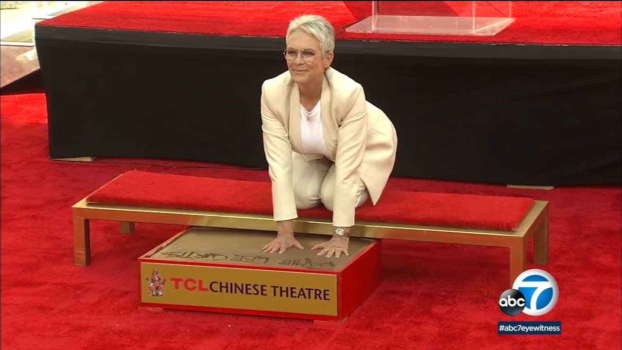 Jamie Lee Curtis cements her legacy at TCL Chinese Theatre