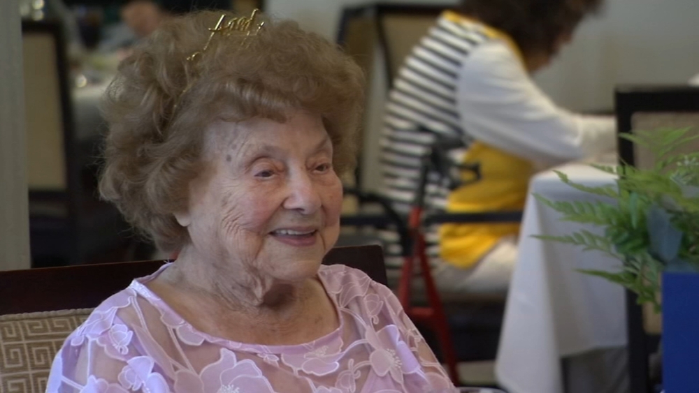 NJ woman celebrates 103rd birthday with ballroom dancing bash