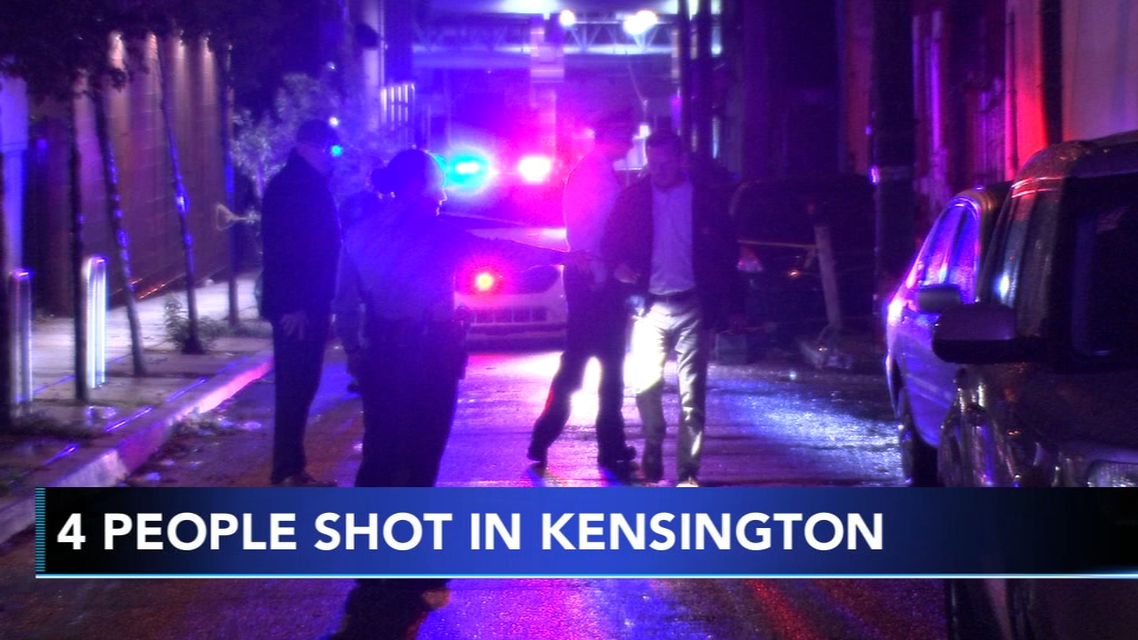 Police investigate quadruple shooting, stolen SUV crash in Kensington