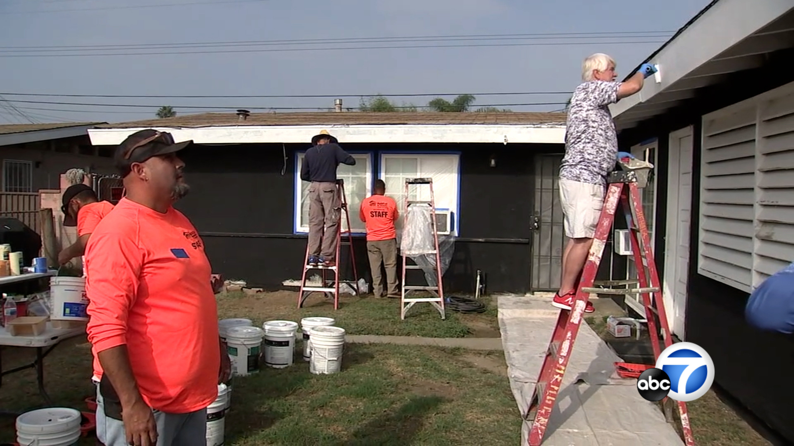 Disabled veteran gets some help fixing up his Whittier home from