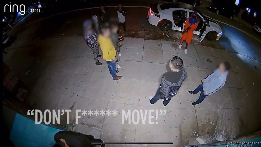 EXCLUSIVE VIDEO: 6 men ambushed in SF armed robbery, shooting