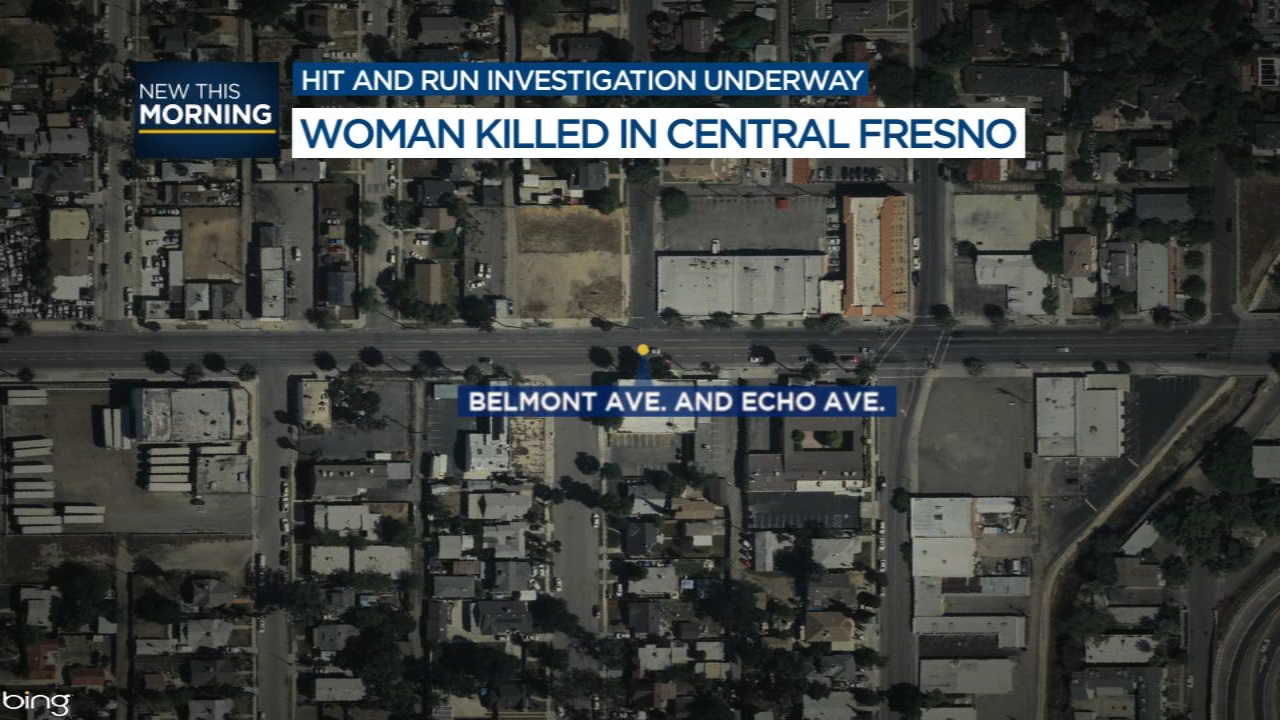 Woman killed after hit and run in central Fresno