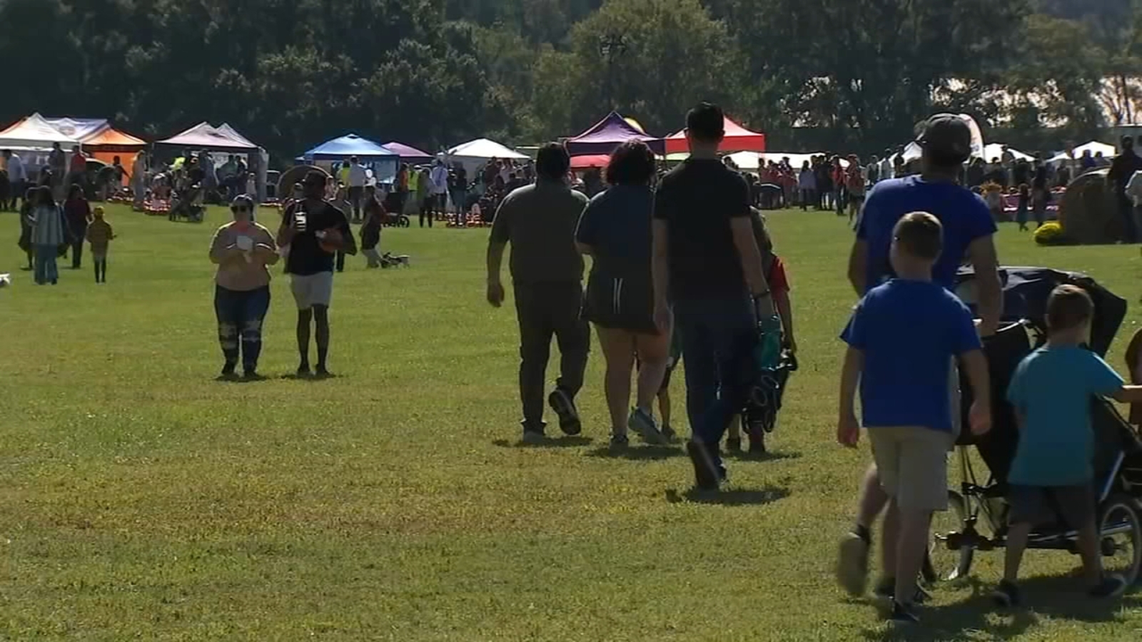 Families enjoy fun day at Raleigh's 'Falling for Local' festival at Dix