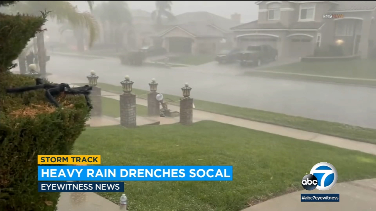 Rain hits SoCal as evacs ordered for parts of San Bernardino County
