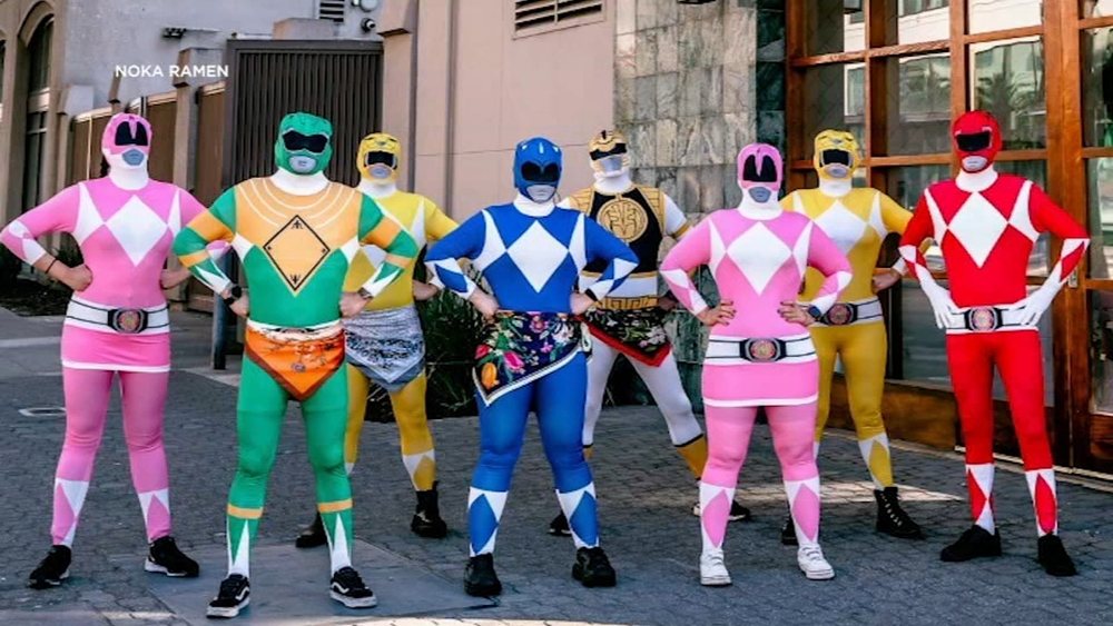 EXCLUSIVE: Servers dressed as Power Rangers save woman in Oakland