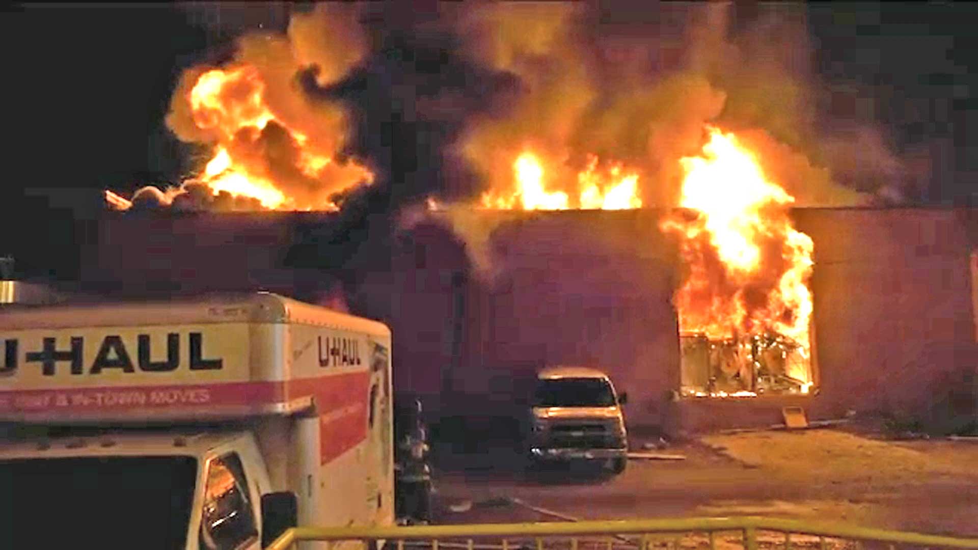 Multi-alarm fire burns at industrial complex in Queens