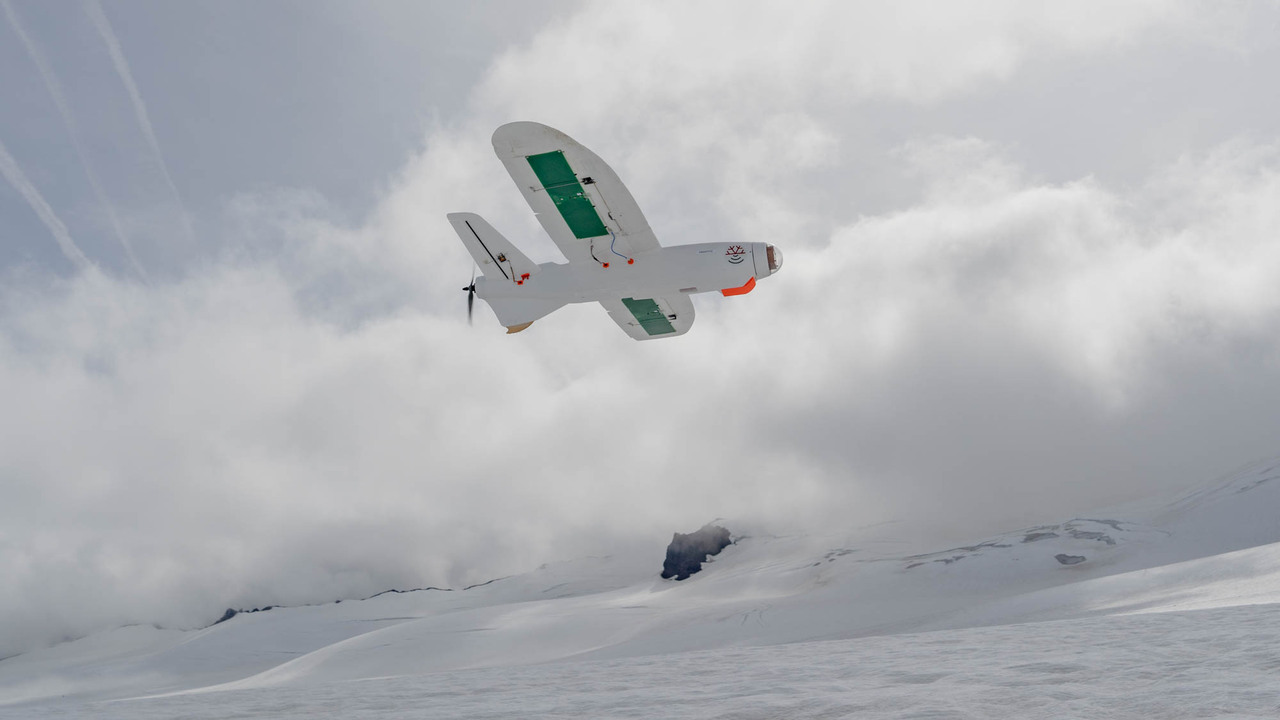 Stanford's radar drone probes ice sheets to predict sea level rise