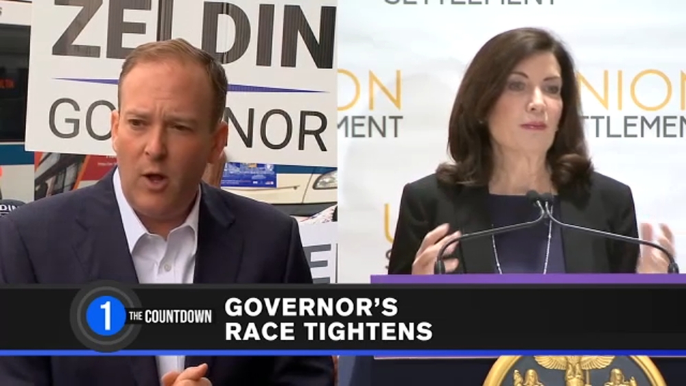 The Countdown: Race for NY governor tightens ahead of election