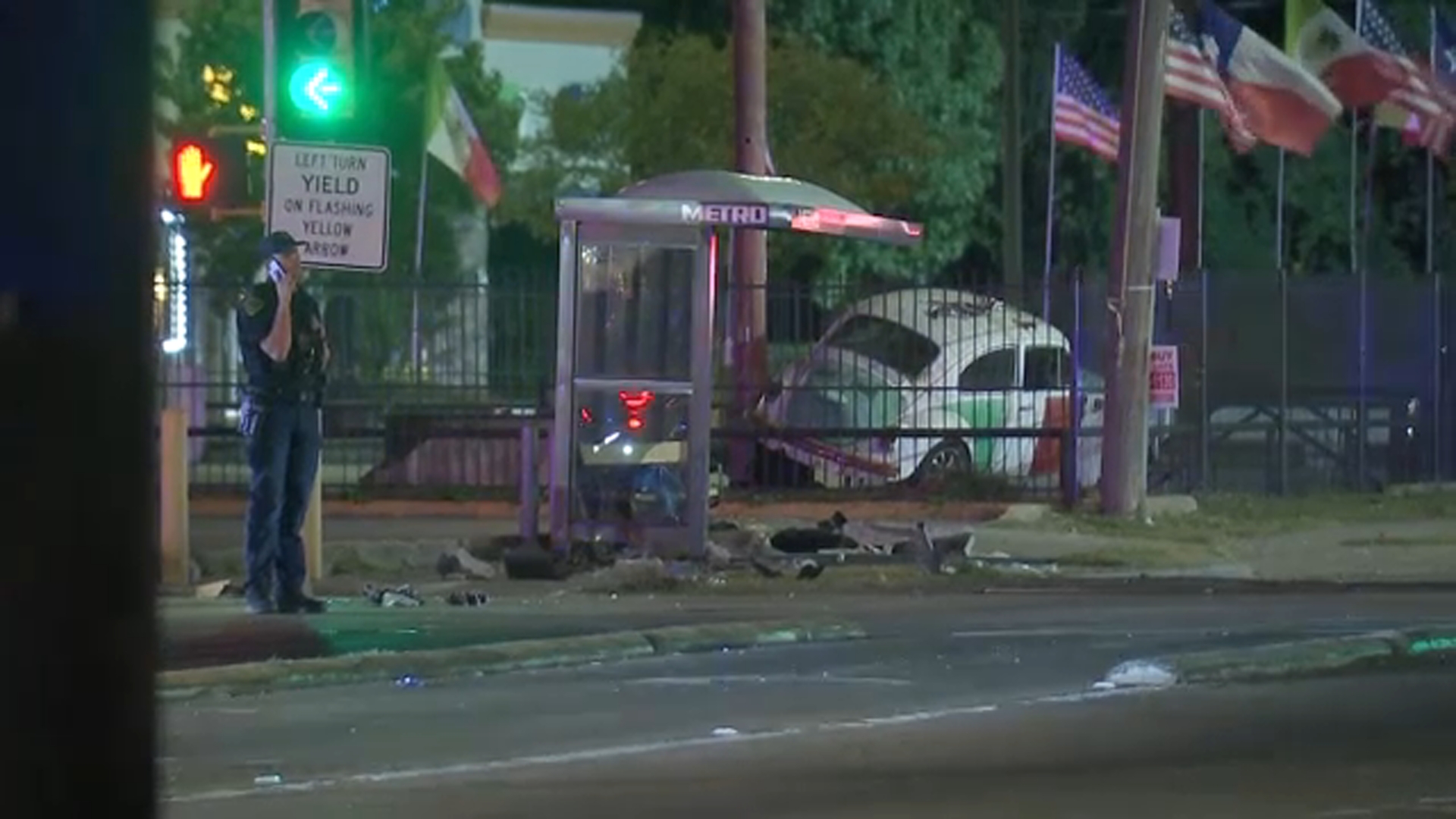 Driver believed to be drunk when hitting and killing pedestrian at NW Houston bus stop, police say
