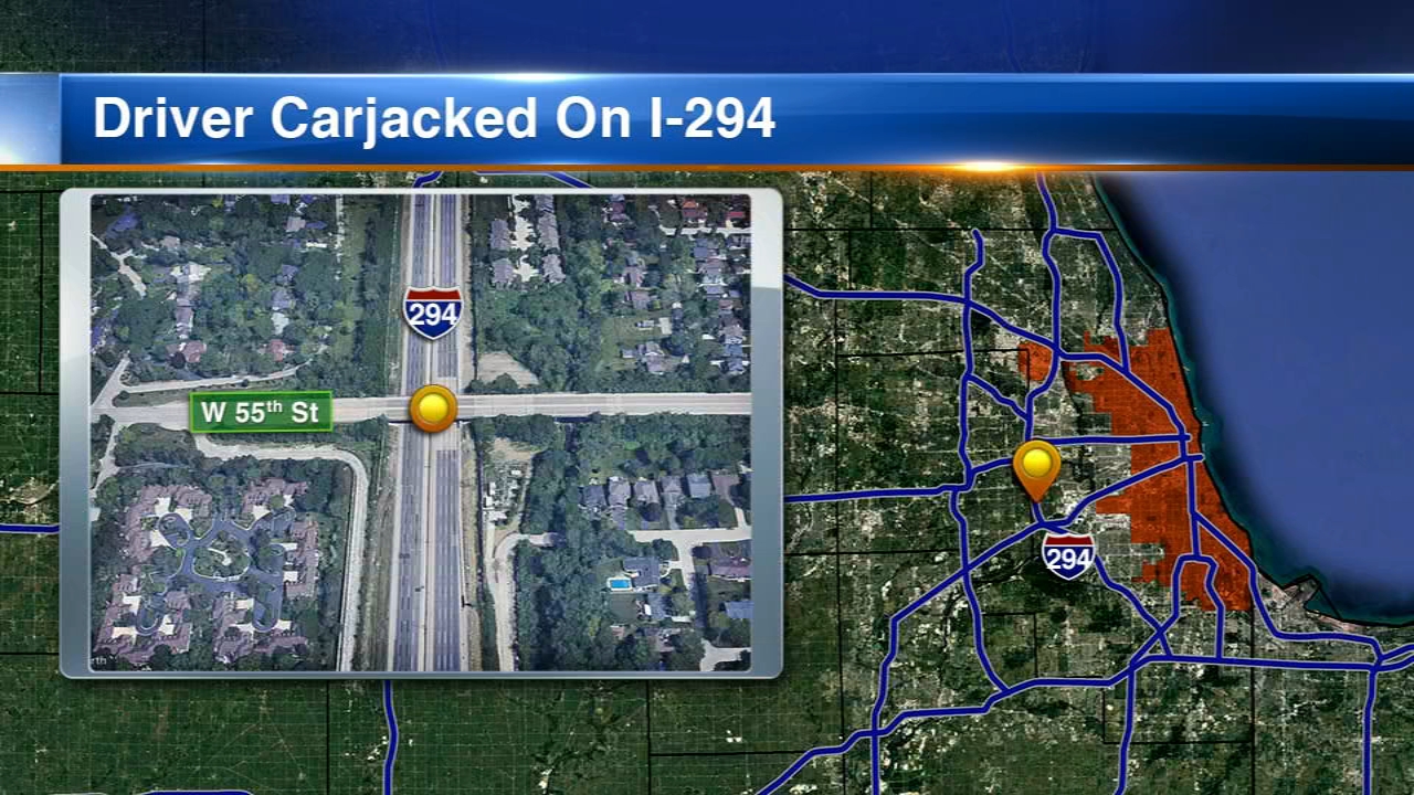 Person stuck in traffic on I-294 carjacked: Hinsdale police