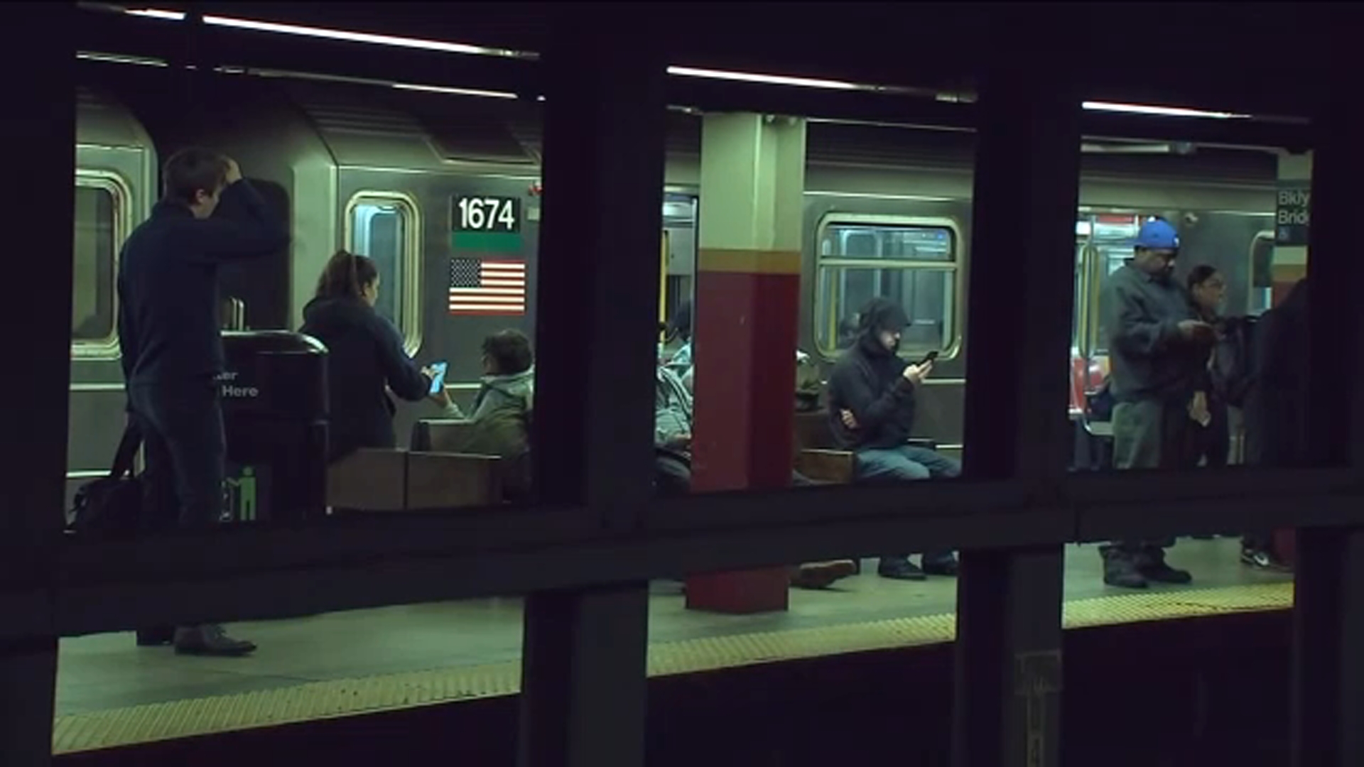 Good samaritan slashed trying to break up subway brawl