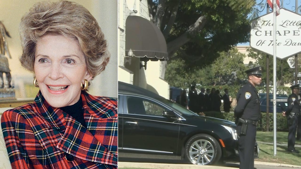 Mourners paying respects to Nancy Reagan