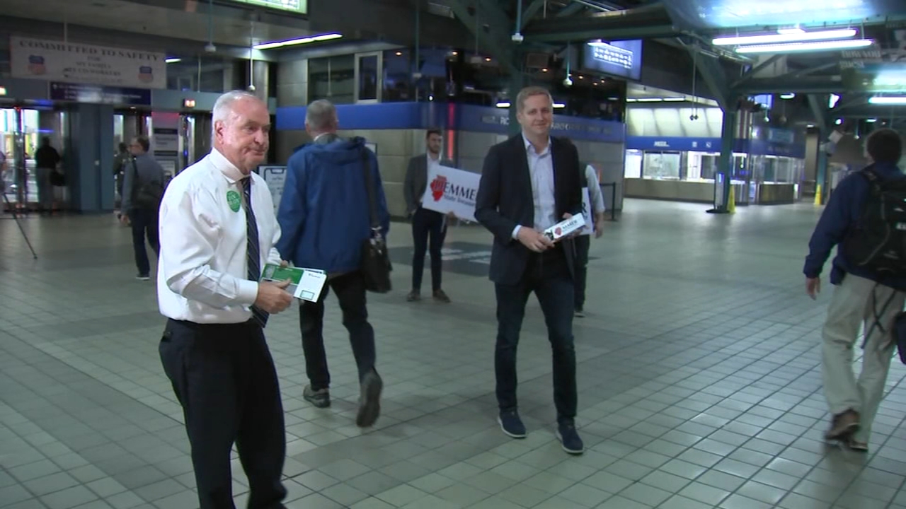 GOP candidates for state, federal offices greet Chicago commuters