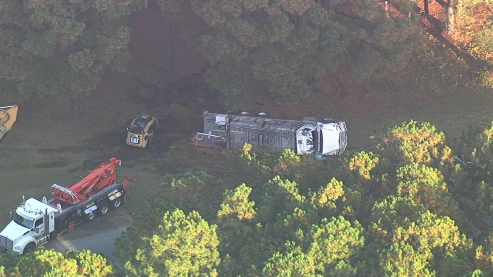 Tractortrailer carrying explosives closes part of U.S. 64 in Rocky