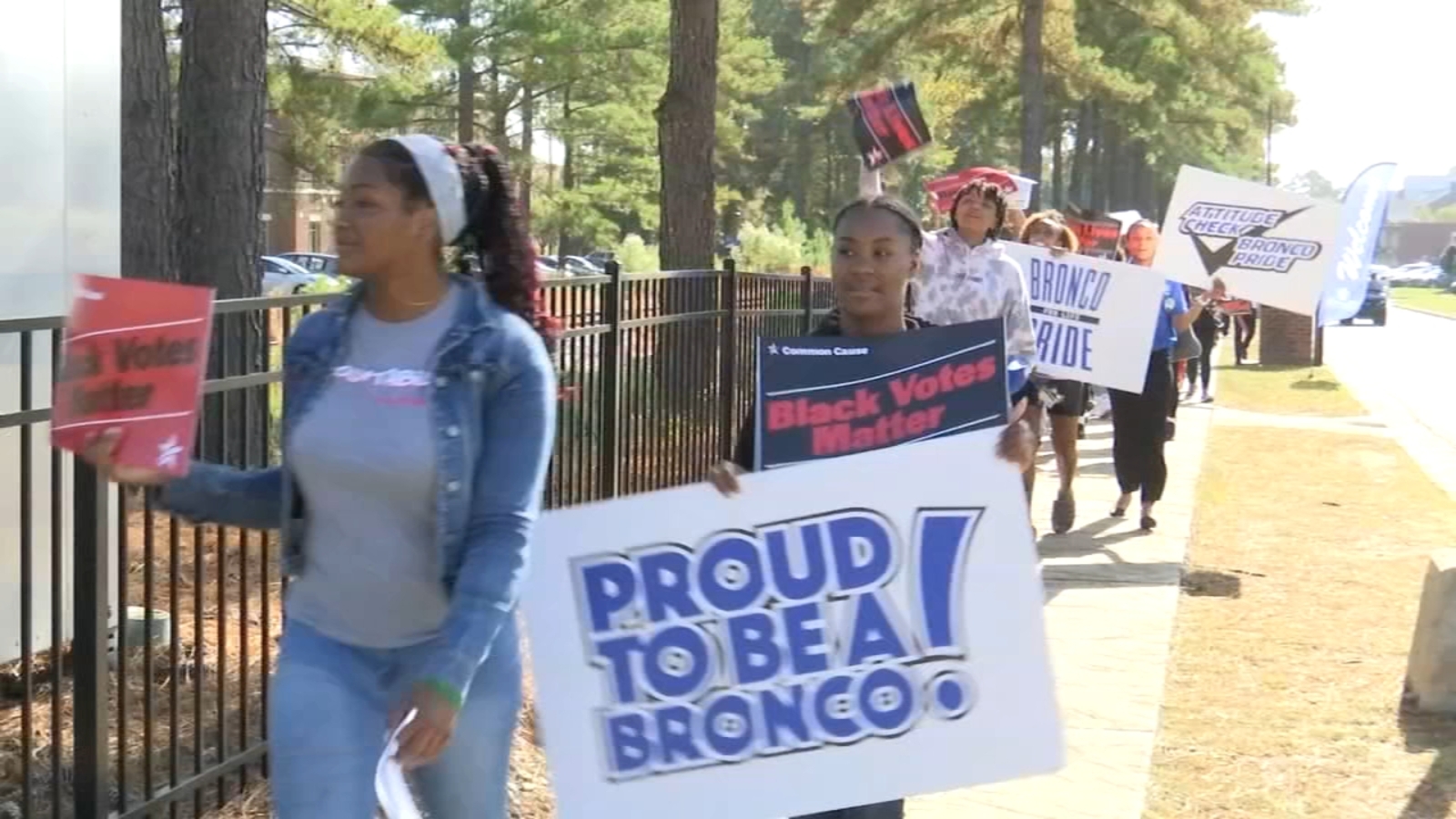 Fayetteville State students hold march to support young voters ABC11