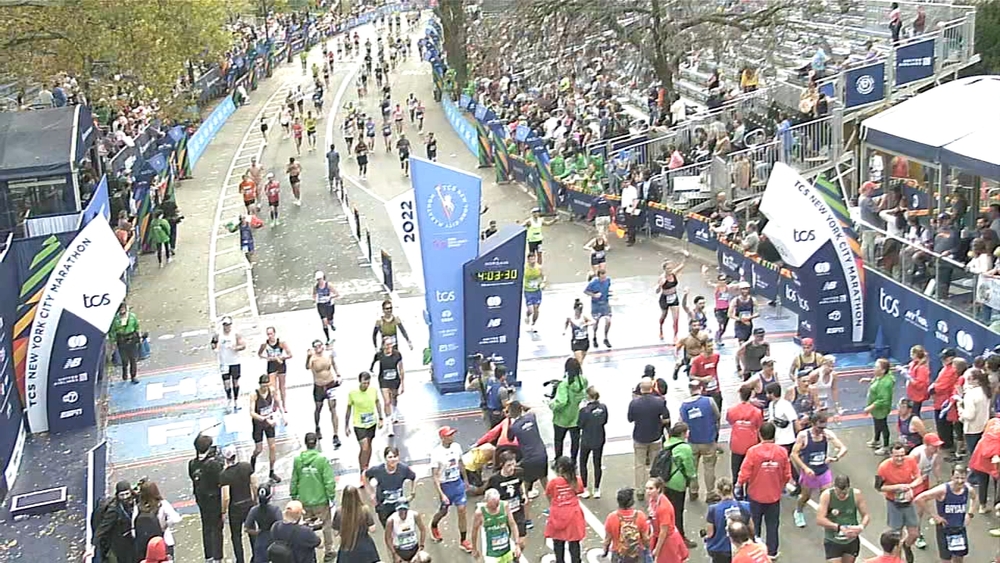 2022 Find Your Finish: Wave 1 Clock Times from 4:05:00 through 4:45:55