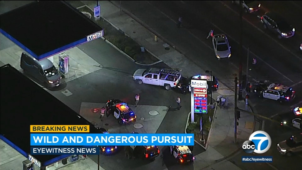 Chase: Suspect rams cars, steals van and truck during SoCal pursuit