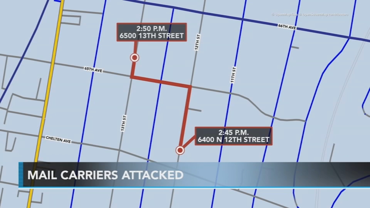 Police investigating mail carrier robberies in East Oak Lane