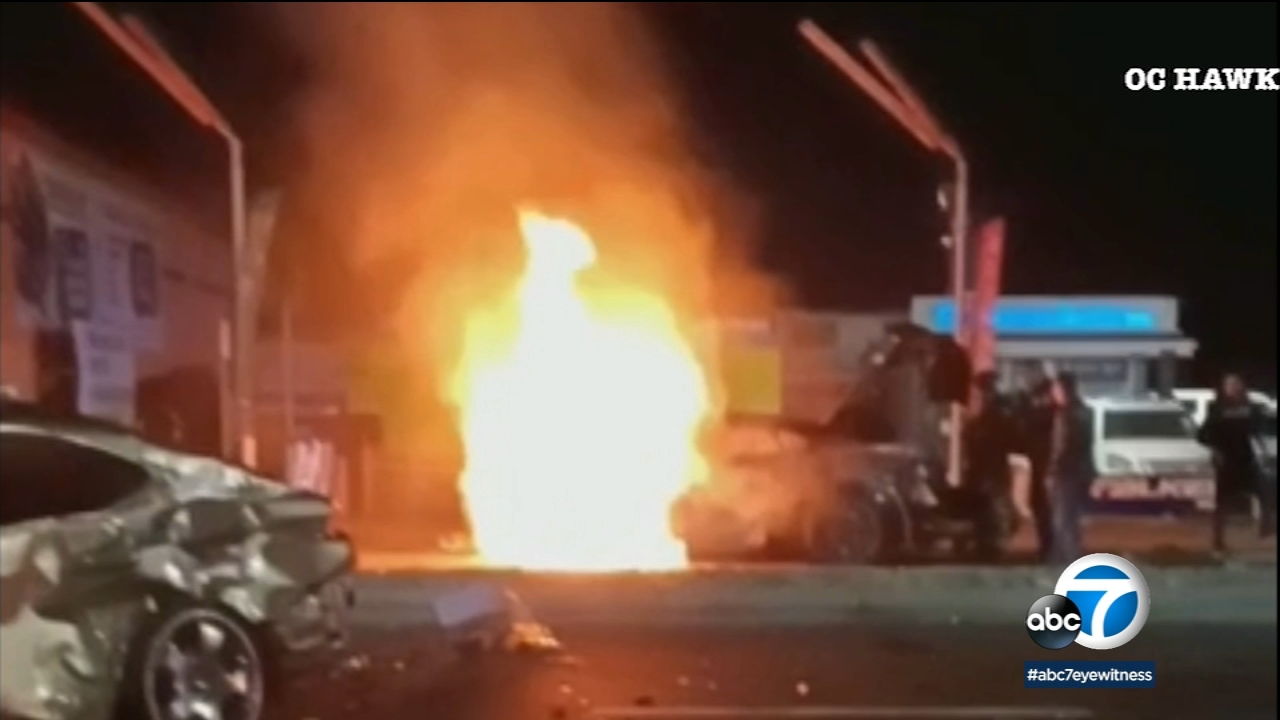 Muere 1 persona en incendio de automóvil en Garden Grove