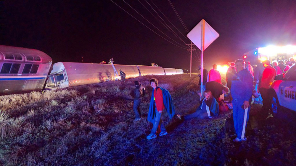 Amtrak train derails in southwest Kansas, injuring 29